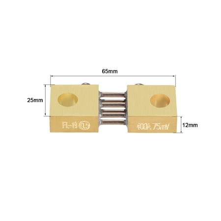 Shunt Resistor 400A 75mV for DC Ammeter Panel Meter External FL-2 Shunt Shunt Resistor 400A 75mV for DC Ammeter Panel Meter External FL-2 Shunt